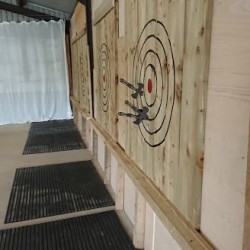 Axe Throwing Lower Maes-coed, Herefordshire