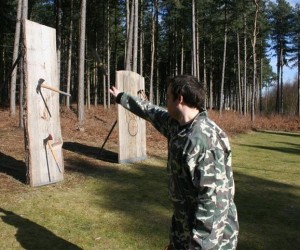 Axe Throwing Easton on the Hill, Northamptonshire