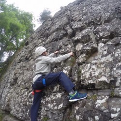 Rock Climbing Edlingham, Northumberland